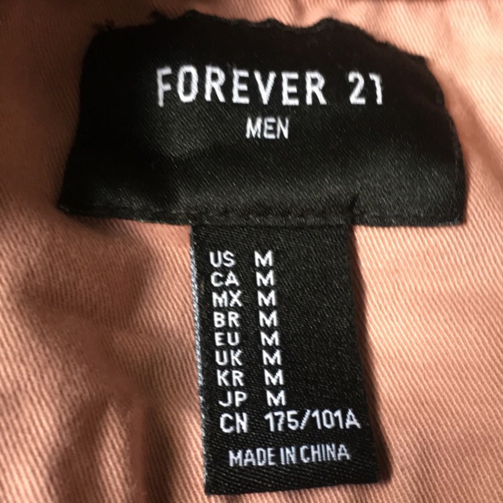 Zip up men’s forever 21 jacket - Picture 4 of 4